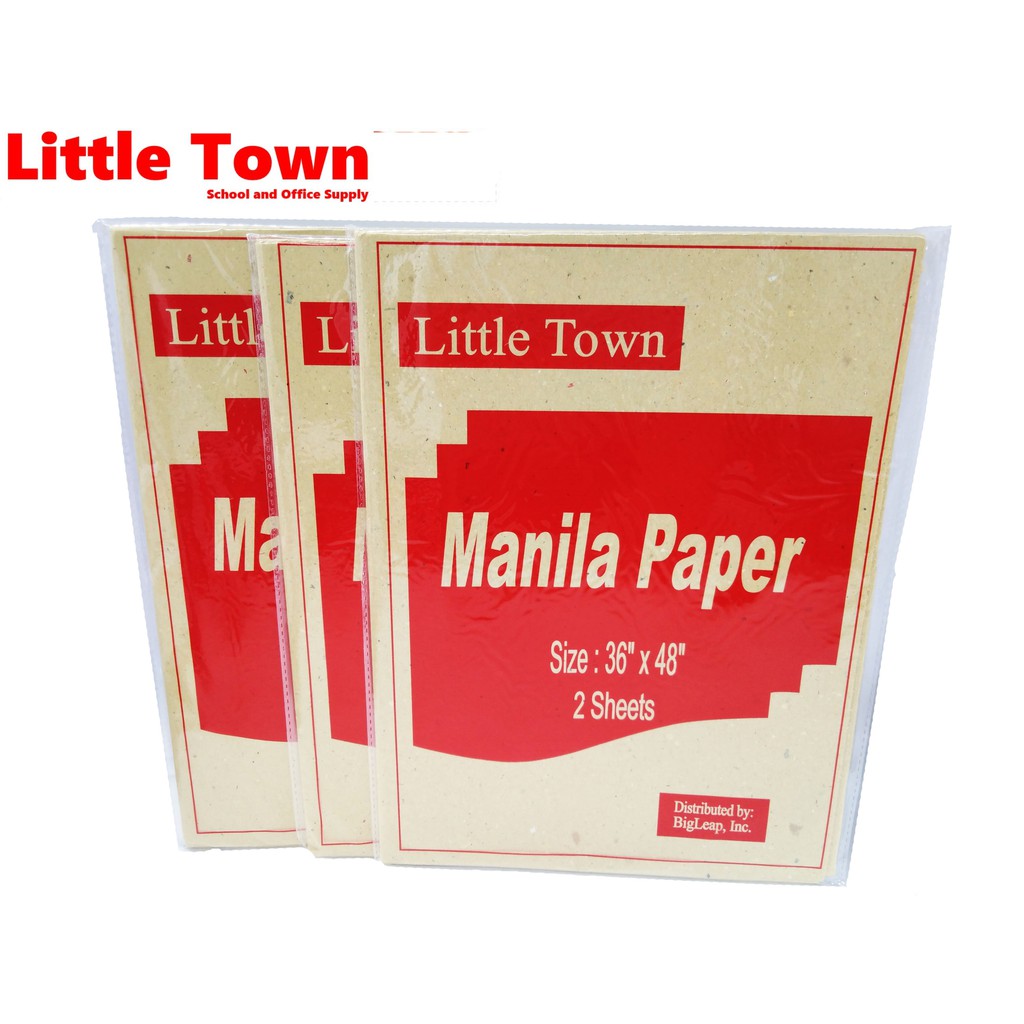 Little Town Manila Paper Size (36 Inches X 48 Inches) Shopee Philippines