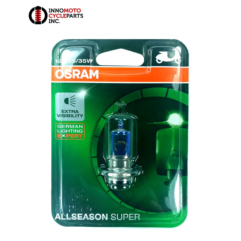 Osram Motorcycle Halogen Bulb All Season T19/1Leg 12V 35/35W Shopee