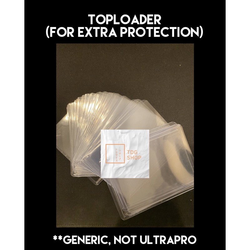 Toploader + deco sleeve (For photocards/extra protection) Shopee