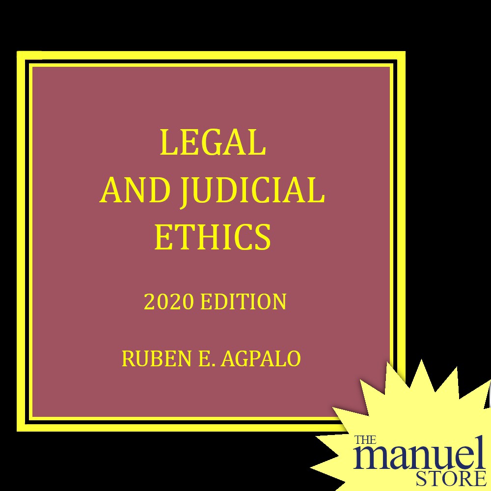 Agpalo (2020) Legal and Judicial Ethics by Ruben Shopee Philippines