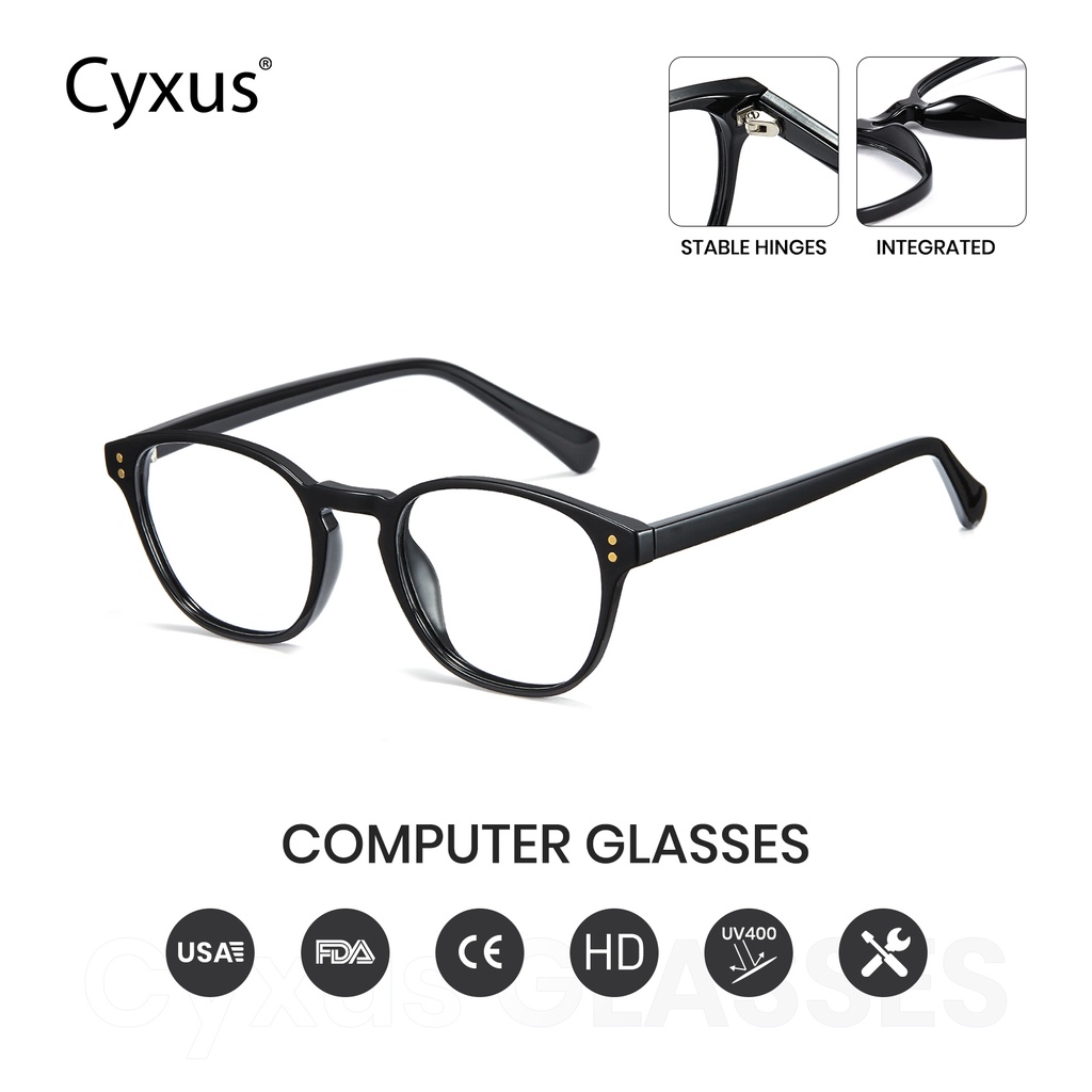 Cyxus Blue Light Filter Computer Glasses TR90 Blocking UV Headache Anti