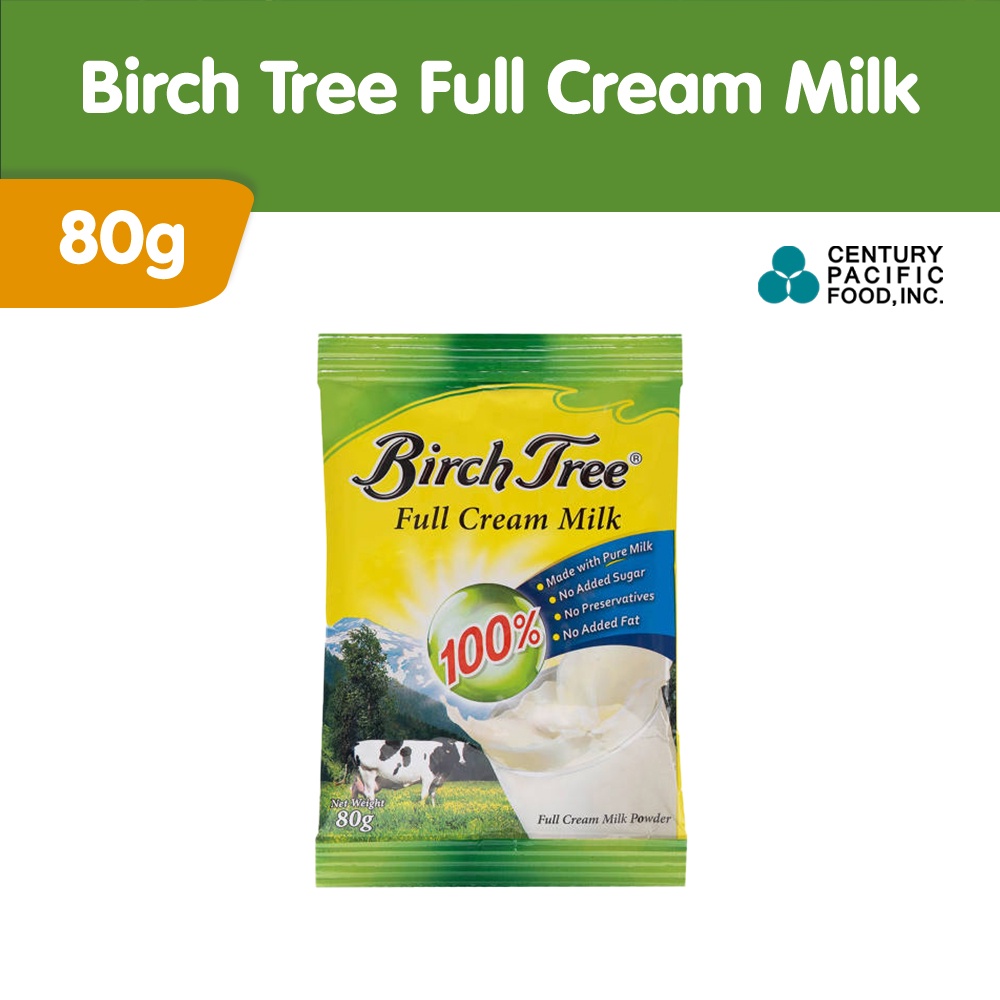Birch Tree Full Cream Milk 80g Shopee Philippines
