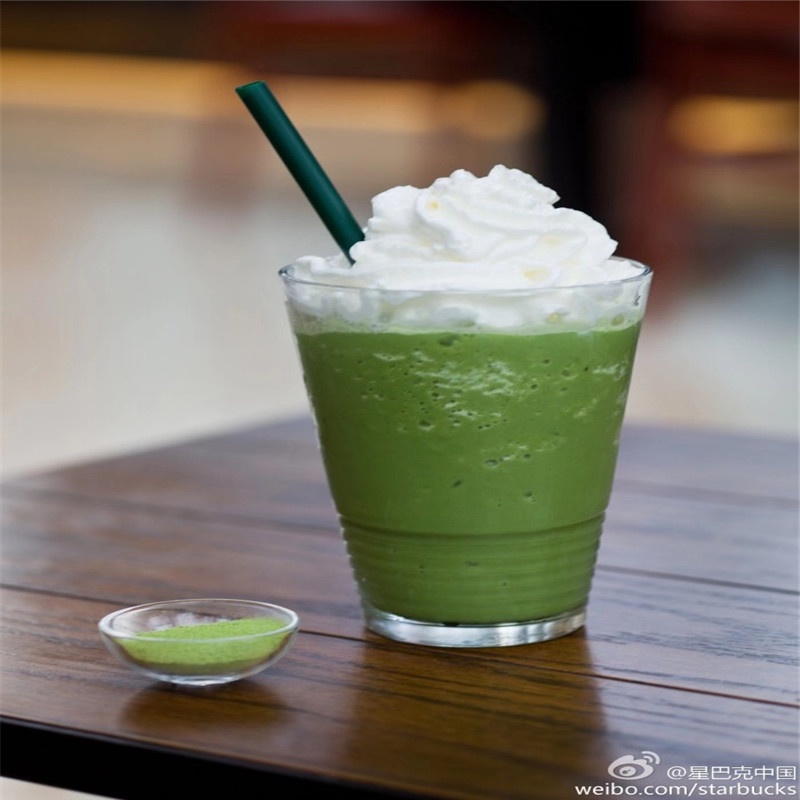 ins Matcha Latte Matcha Frappuccino Starbucks Taste Matcha Powder Raw Materials Free Recipe