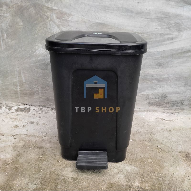 Trash Bin With Pedal 16 Liters Garbage Bin Trash Can Office Trash