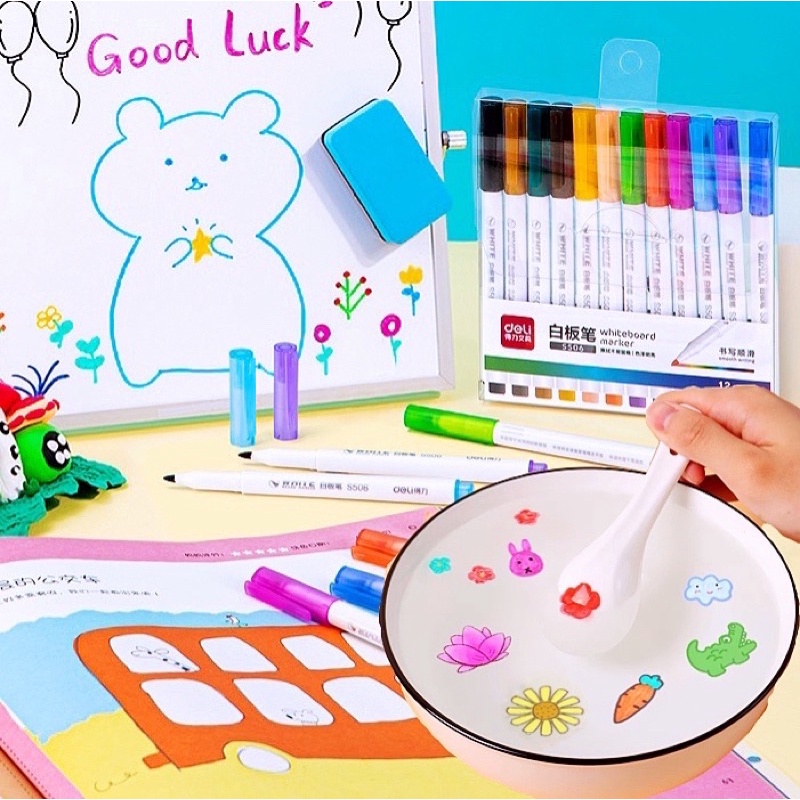 12 Colors Magical Water Painting Pen Floating Whiteboard Markers Doodle