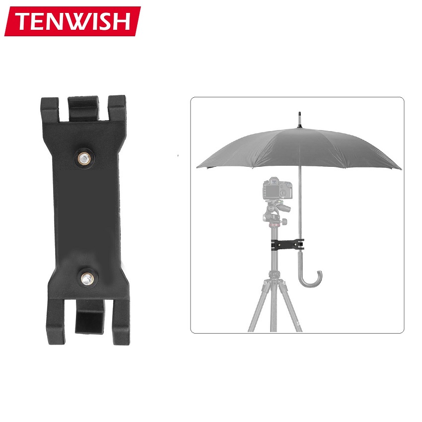 Tenwish Portable Outdoor Camera Tripod Umbrella Holder Clip Bracket