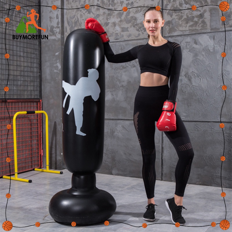 [BuyMoreFun] Portable Standing Punch Bag Inflatable Fitness Punching