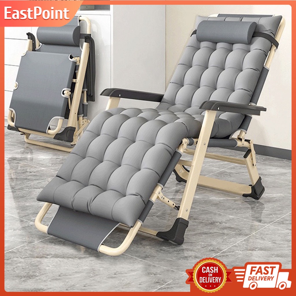 2N1 Premium Lazy Chair with handle Foldable Recliner Adjustable