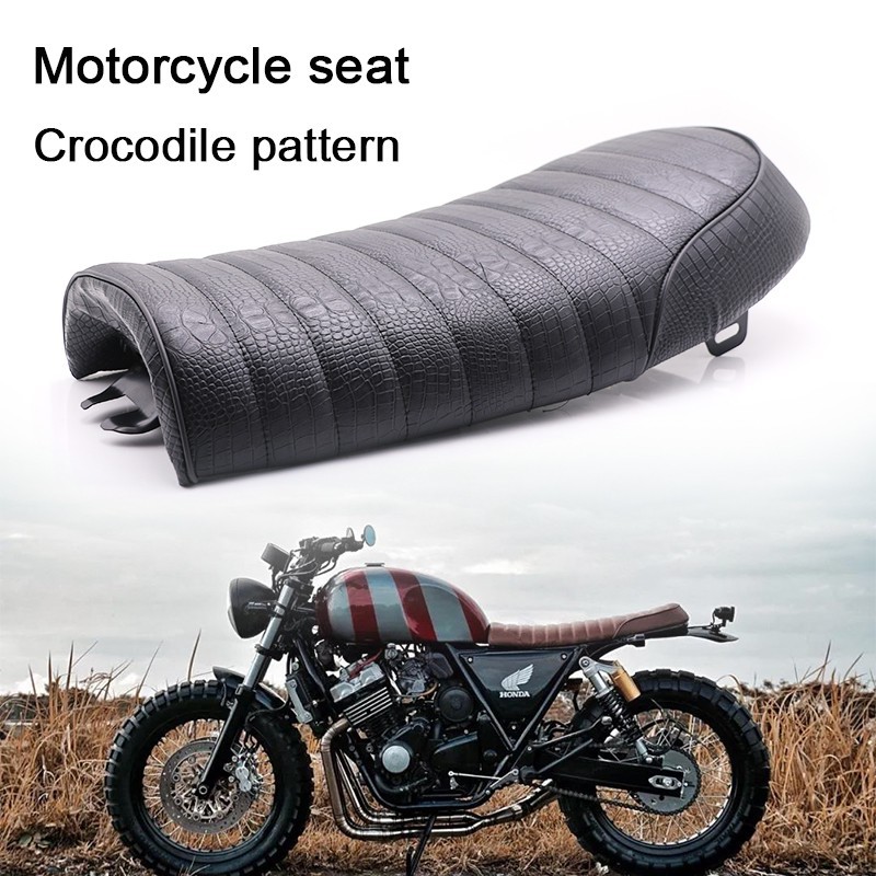 Motorcycle Seat pattern Vintage Flat Saddle Retro Seat Motorcycle Seat