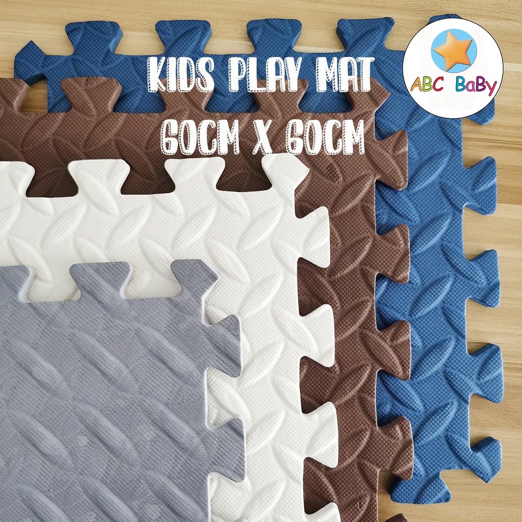 4in1 Big Size 60cm X 60cm Puzzle Mats Kids Cold Proof Foam Floor Mat