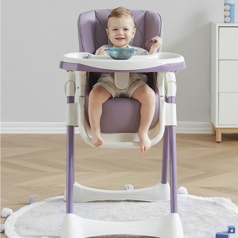 Adjustable High Reclining Baby High Leg Dining Chair Children Eating