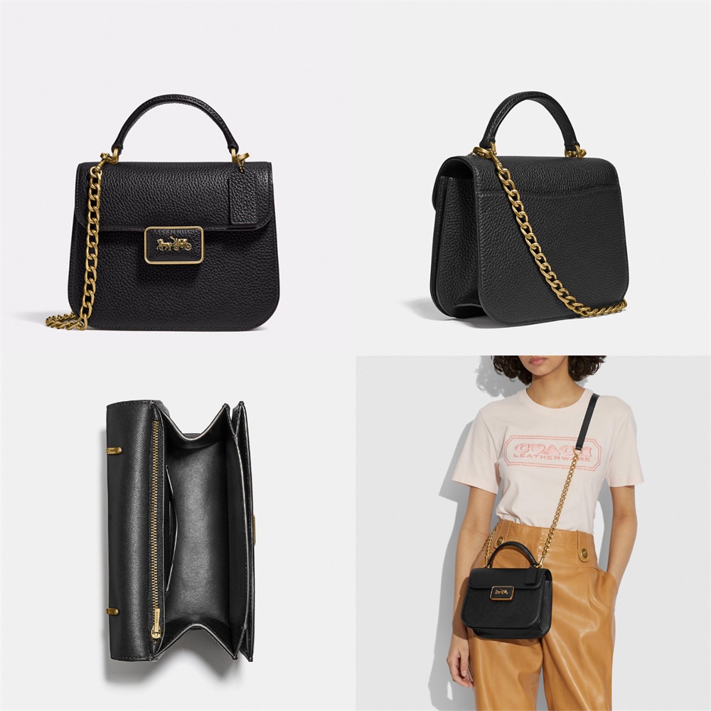 Coach C4822 C4820 Alie Top Handle In Signature Jacquard Women Crossbody