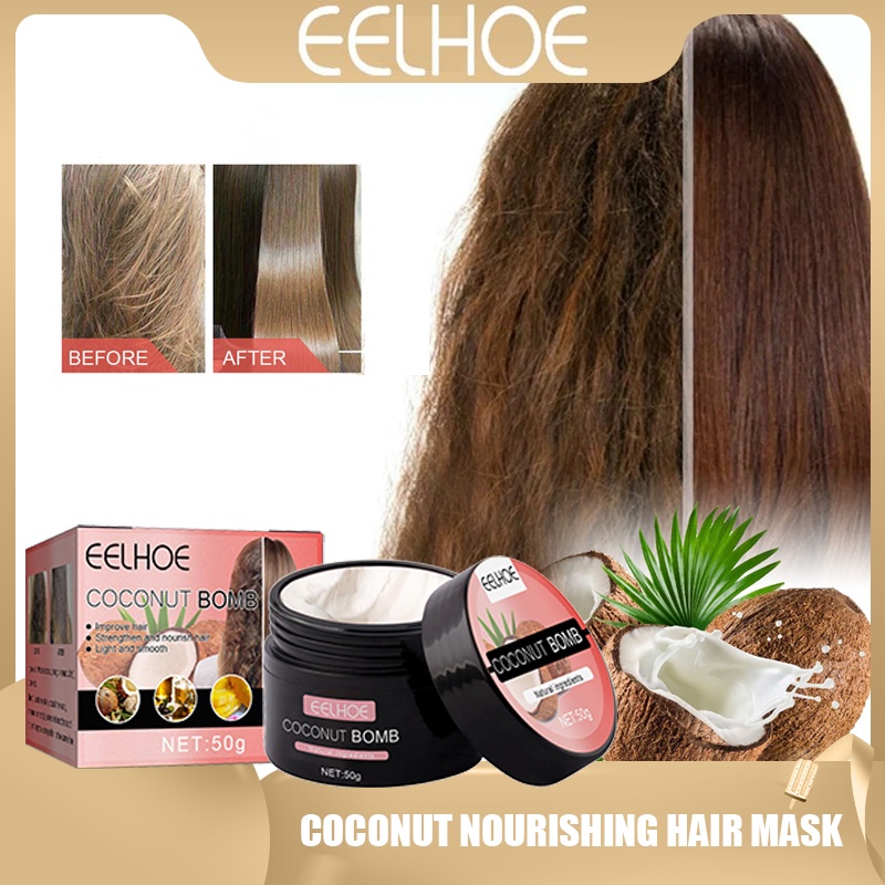 EELHOE Coconut Nourishing Hair Mask Miracle Oil 50g Shopee Philippines