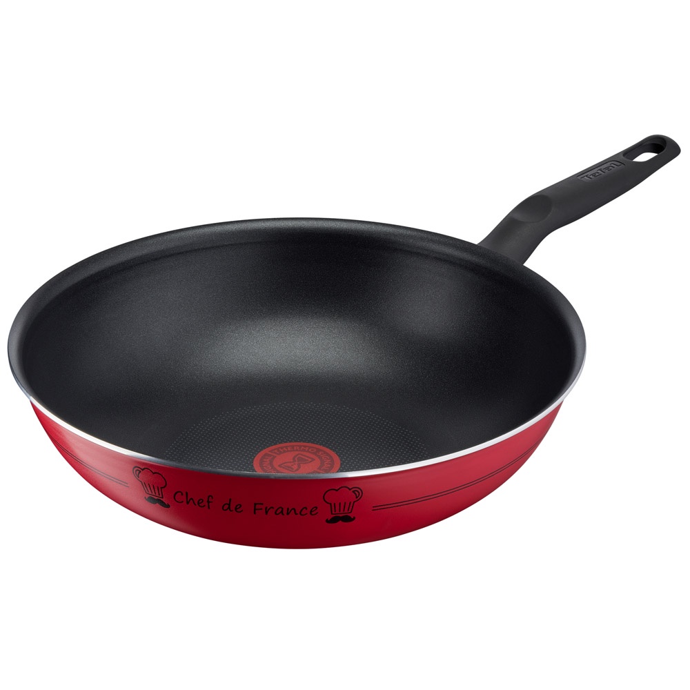 Tefal VALIDE COOK Titanium Nonstick Wok Pan (28cm) Dishwasher Oven Safe