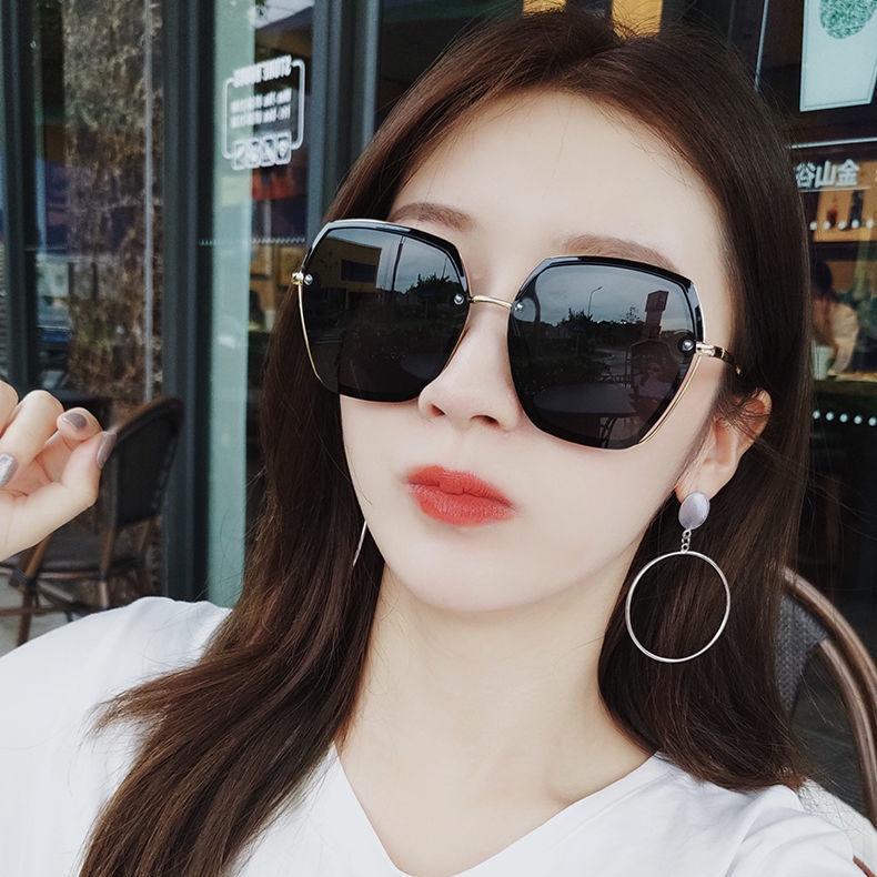 Sunglasses Female Ultraviolet Polarized Round Face Influencer Glasses