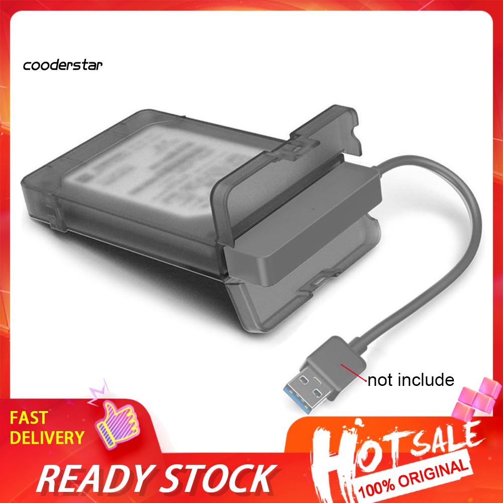 RXSC USB 3.0 SATA III Hard Disk Enclosures Protect Case Cover for 2