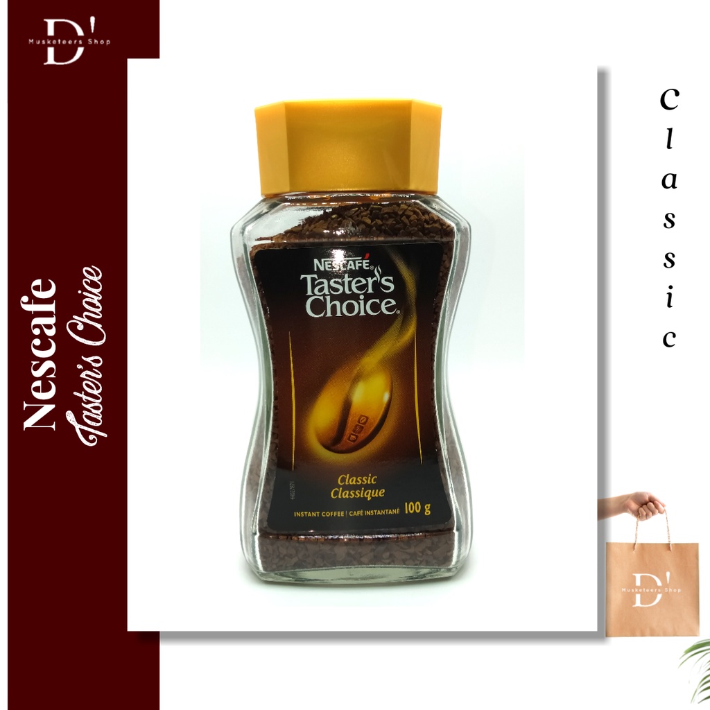 NESCAFE TASTER'S CHOICE CLASSIC INSTANT COFFEE 100g Shopee Philippines