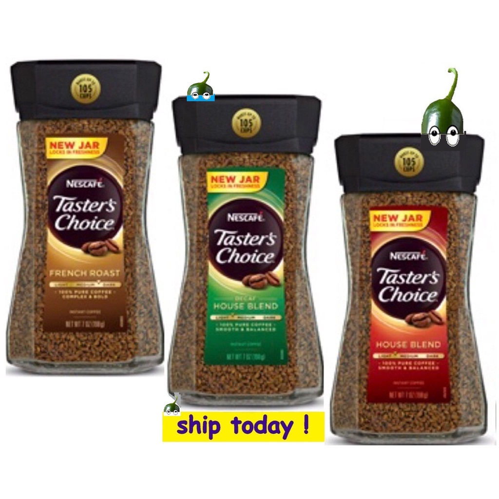 Nescafe Taster's Choice French Roast / Decaf green / House Blend