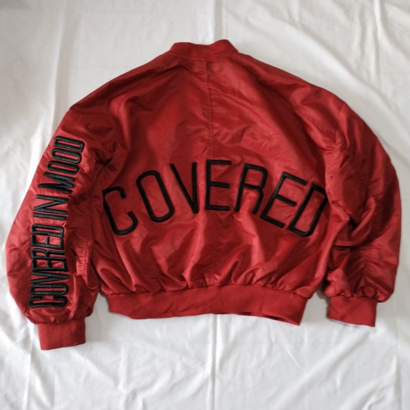 Covered Jacket Thrift Bomber Varsity Jacket Second Original Shopee Philippines