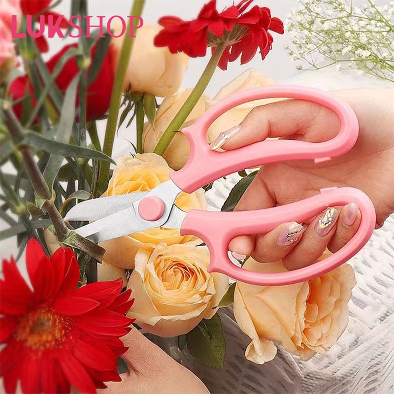 LUK Stainless Steel Gardening Scissors Floral Pruning Tool Floral