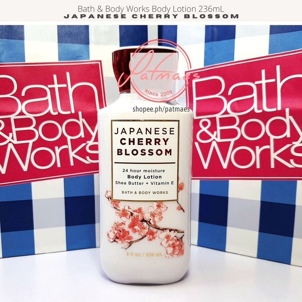 Bath & Body Works Body Lotion Japanese Cherry Blossom 236mL Shopee