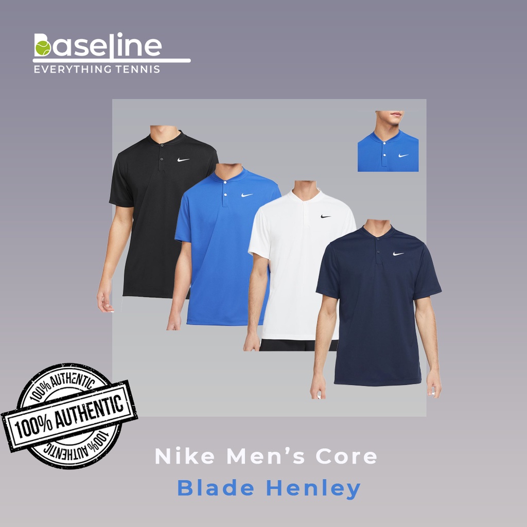 Original Nike Core Blade Henley Tennis Shirt DriFit Shopee Philippines