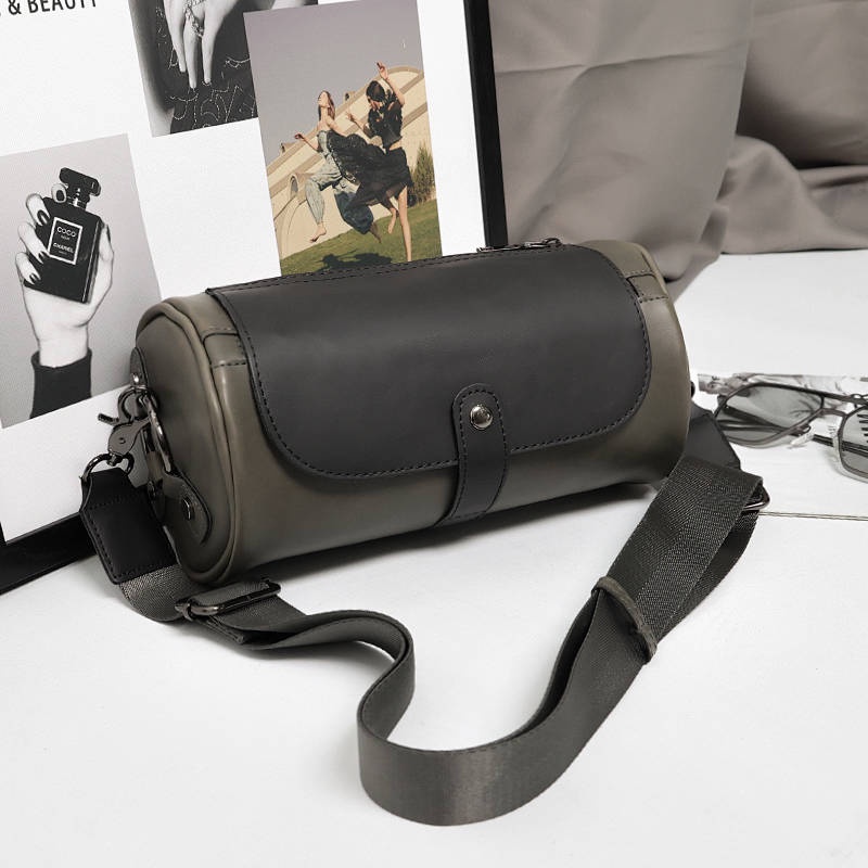 Men's Personality Shoulder Bag round Bag Fashion Casual Messenger Bag Fashion Brand Street Small