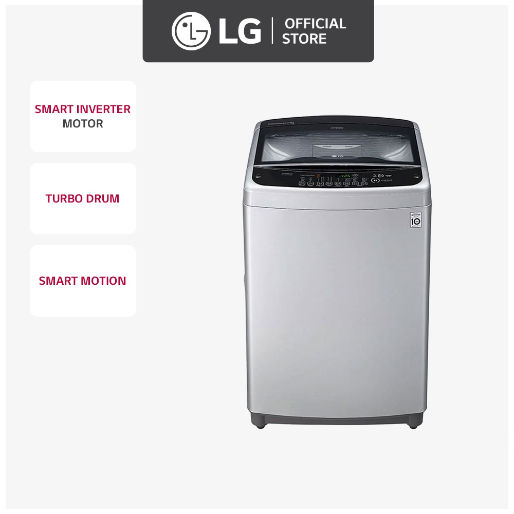 [TOP PICK] LG Washing Machine Top Load Smart Inverter 7.5kg Wash