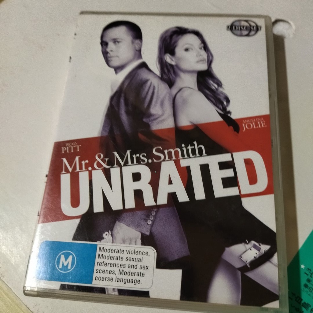 Original DVD Mr. and Mrs. Smith Unrated Shopee Philippines