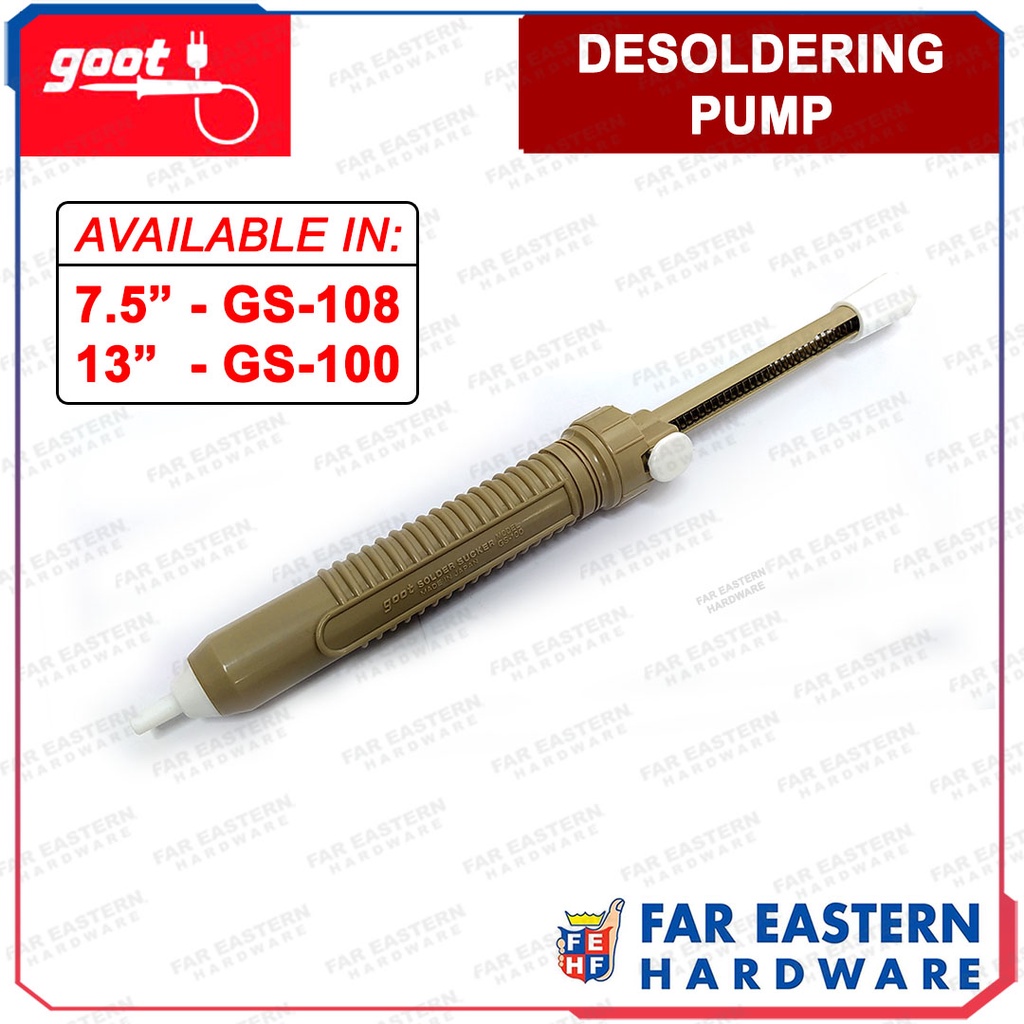 GOOT Desoldering Pump 7.5" 13" Made in Japan Shopee Philippines