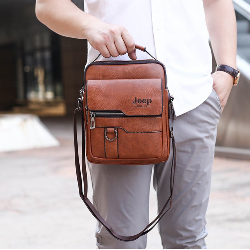 Shoulder Bags for Men Casual Retro Jeep Men Bags Handbags Messenger