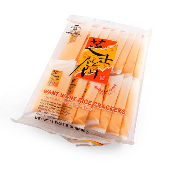 Want want Rice Cracker Cheese Flavor 96g Shopee Philippines