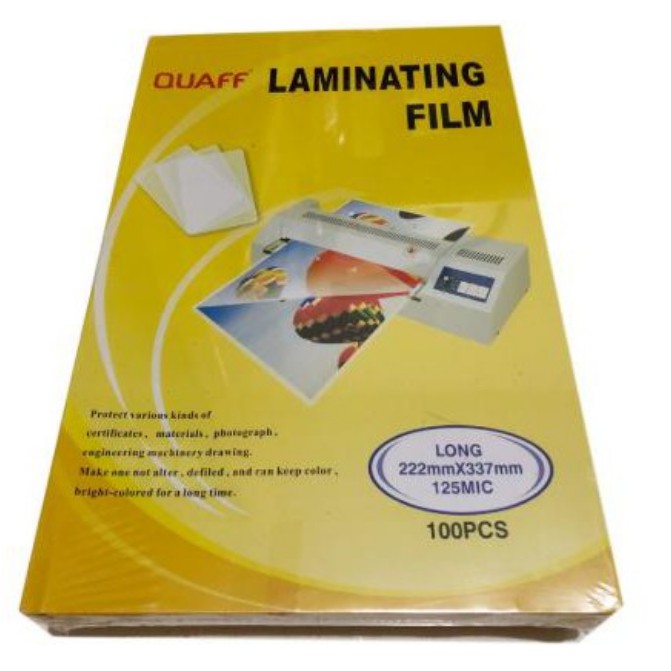 QUAFF LAMINATING FILM LONG SIZE 125mic. Shopee Philippines