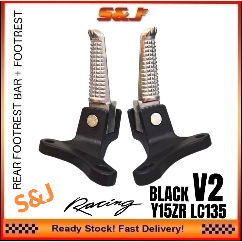 Y15 Y15ZR / LC135 V1V8 4S 5S / EGO REAR FOOTREST RACING BRACKET RACING