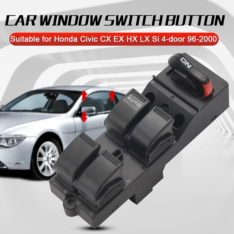 In Stock Power Window Switch For Honda Civic CX EX HX LX Si 4 Door 96