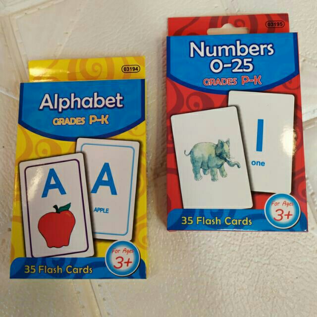 Alphabet and numbers Flash cards Shopee Philippines