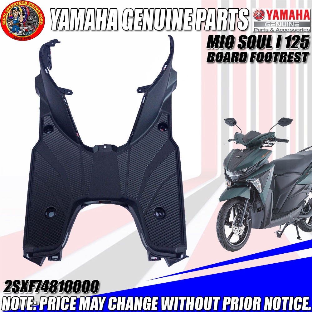 MIO SOUL i 125 BOARD FOOTREST (YGP) (GENUINE 2SXF748100) Shopee Philippines