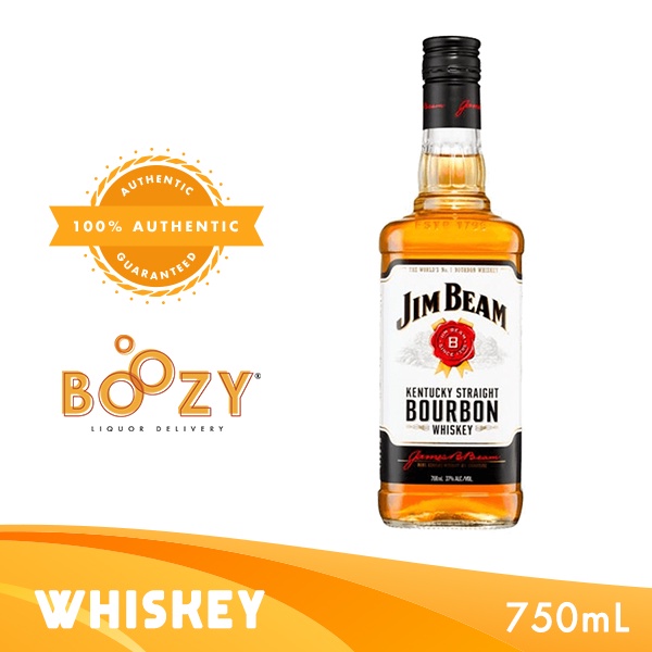 Jim Beam White 750ml Shopee Philippines