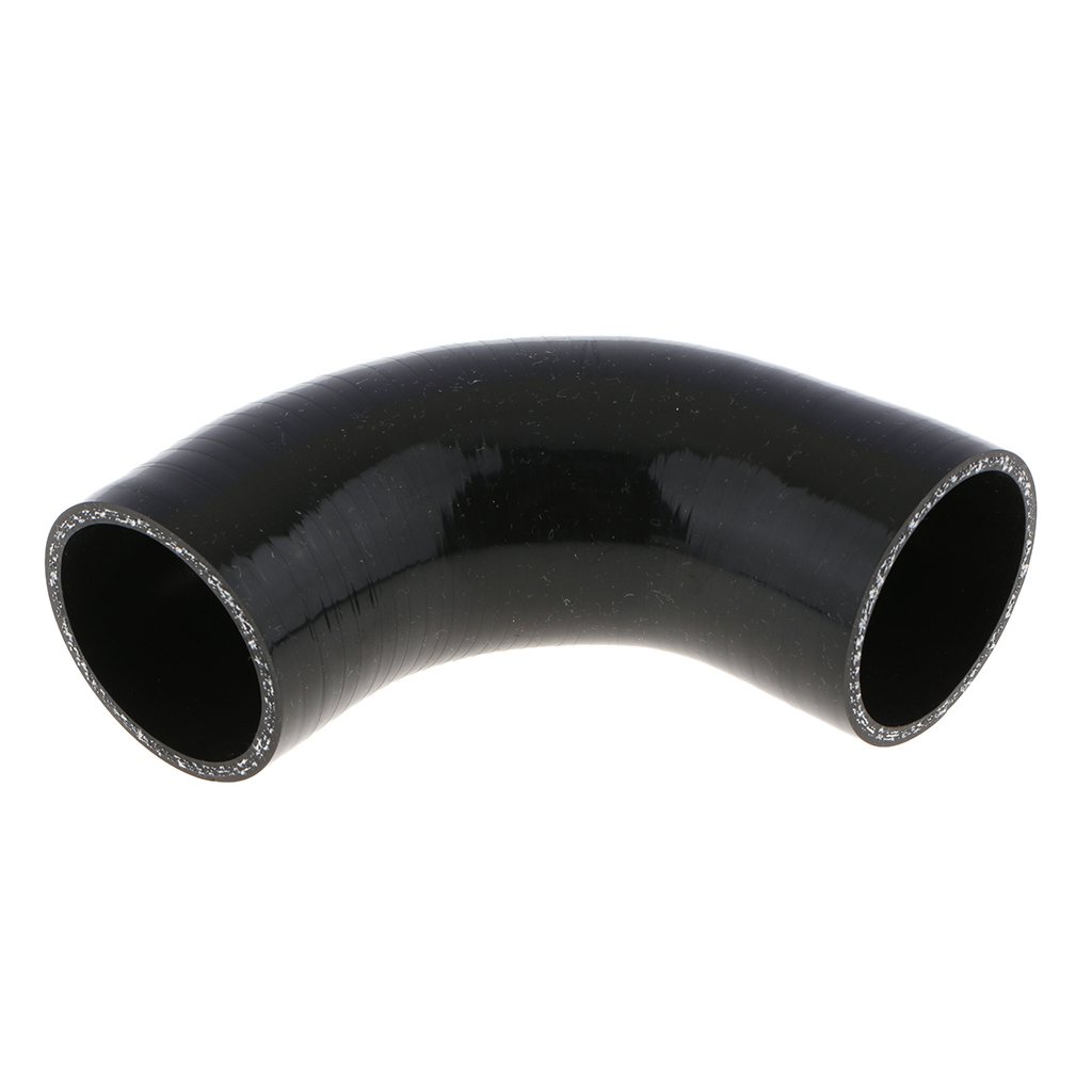 jds2X 102mm Long 50mm Inner Dia 4ply Black Silicone Car Vacuum Hose Tubing EFKT Shopee