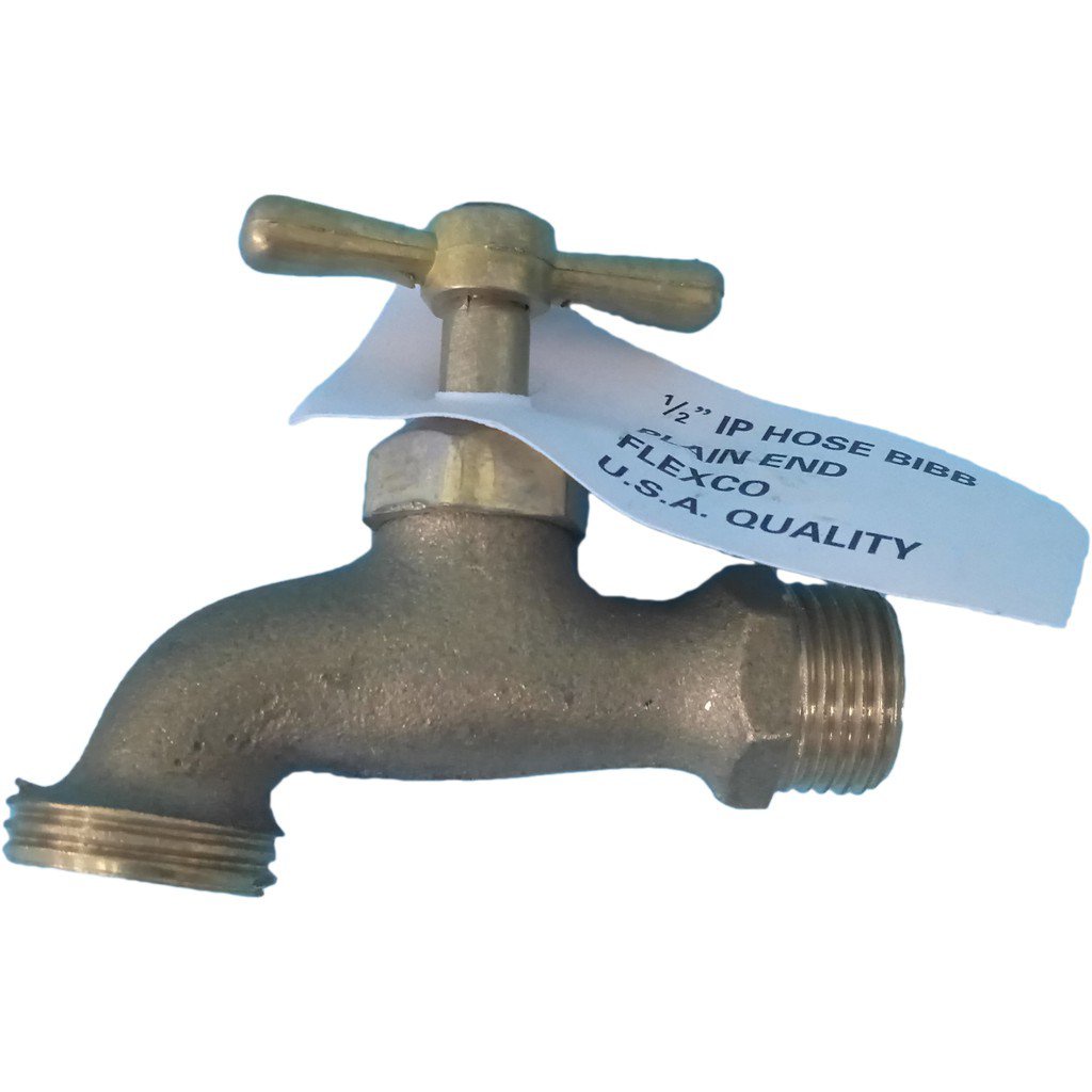 Sinks Water Taps BRASS FAUCET 12 HOSE BIBB 0.12 kilos weight (HOSE
