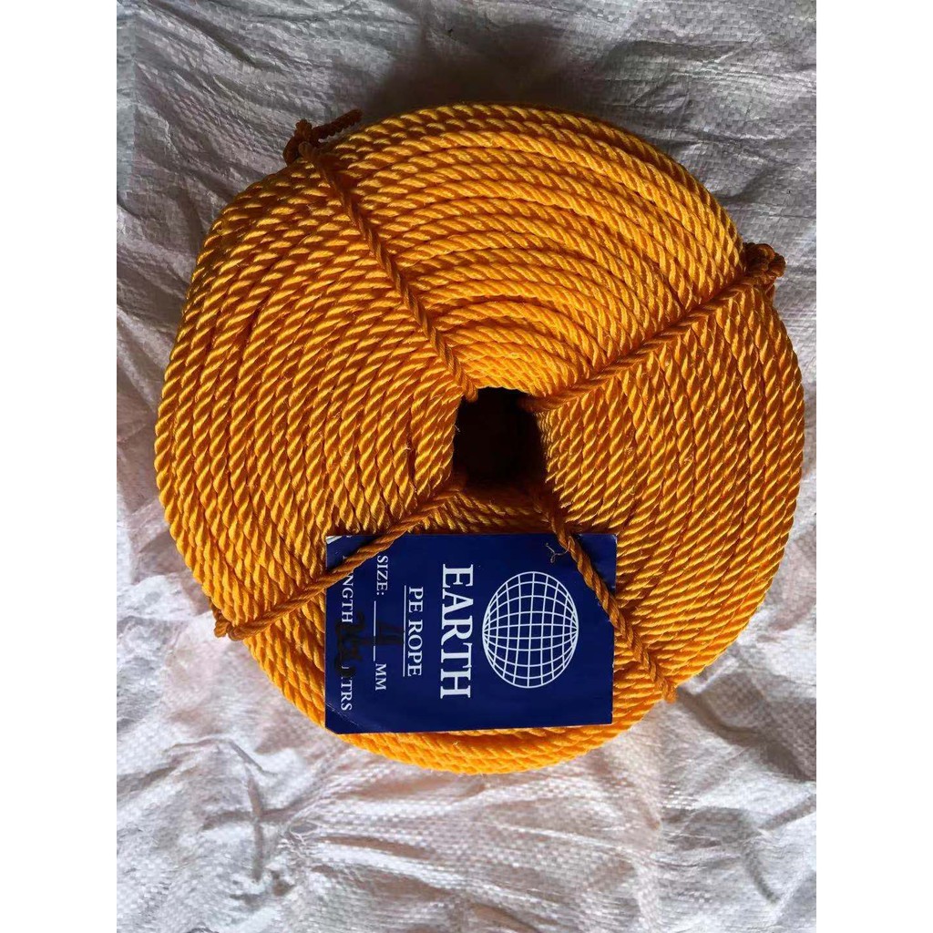 Nylon rope no.8 4mm 200 meters per roll (lubid tali) Shopee Philippines