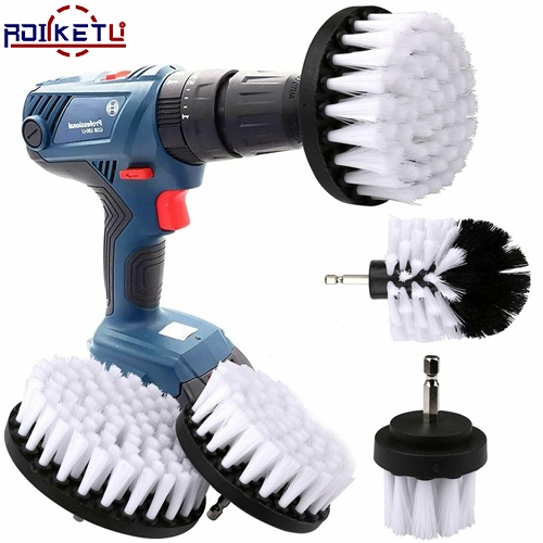 Electric Drill Power Scrub Clean Brush Drill Brush Kit with Extension