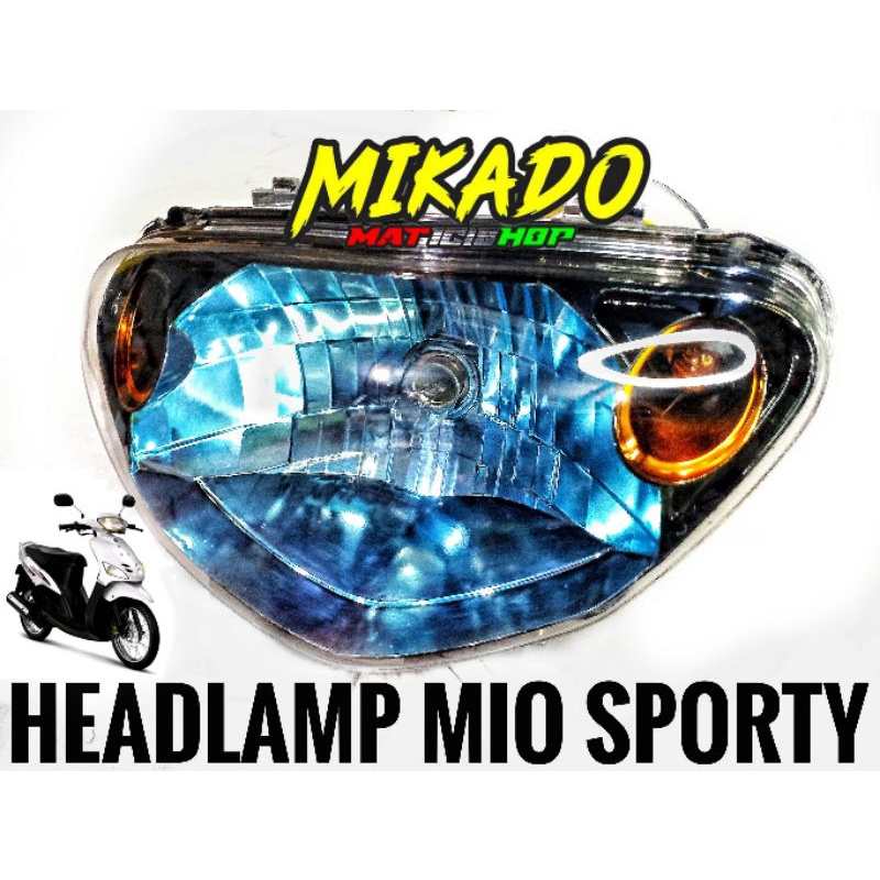 MATA Headlamp MIO SPORTY 3eyes AMORE THAILAND Glass Headlights SEN LED