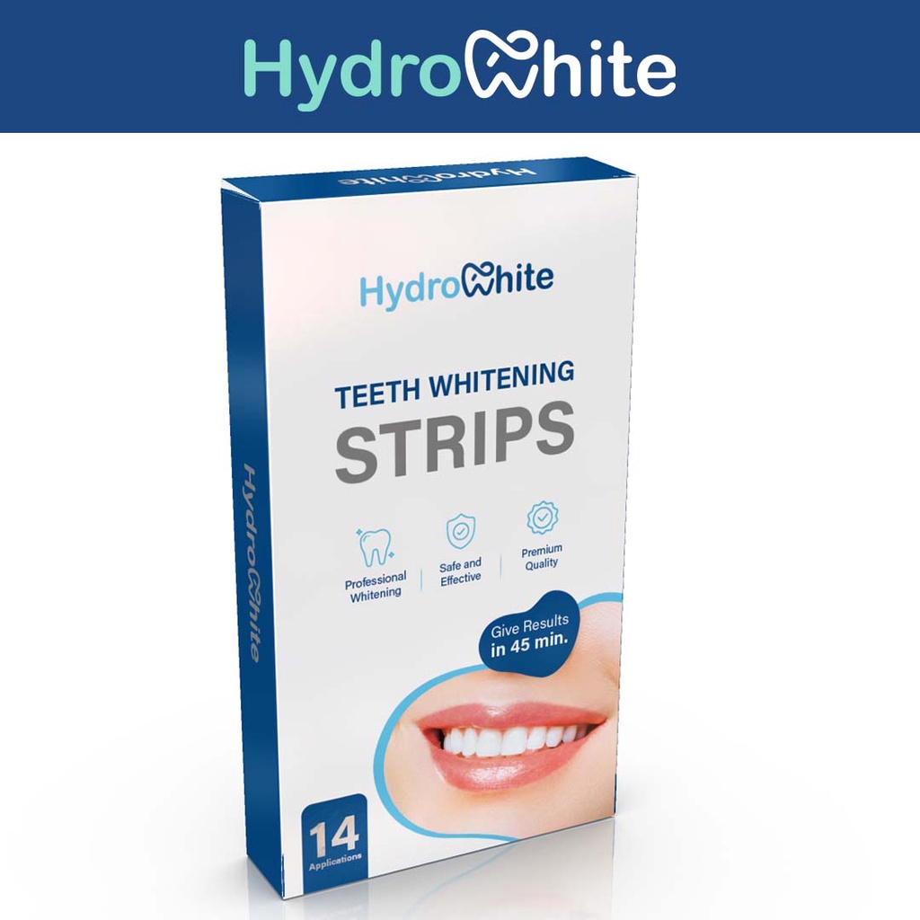 HydroWhite 7 Pairs Teeth Whitening Strips for Teeth Professional