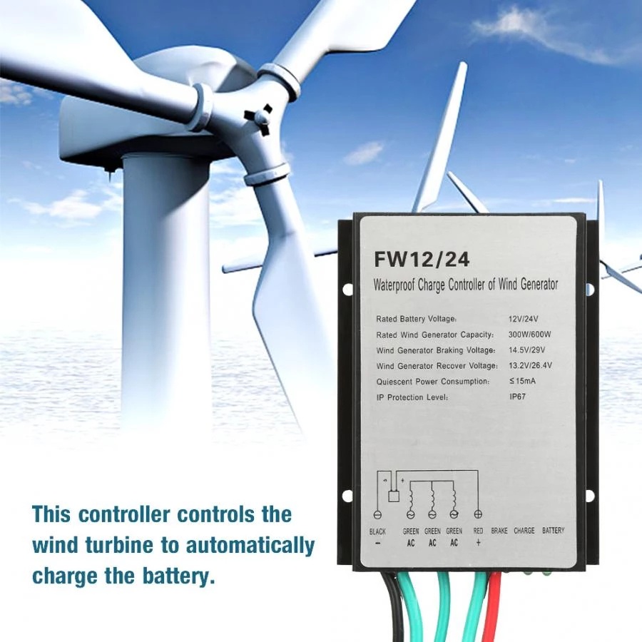 Wind Turbine Generator Charge Controller Charging Regulator | Shopee