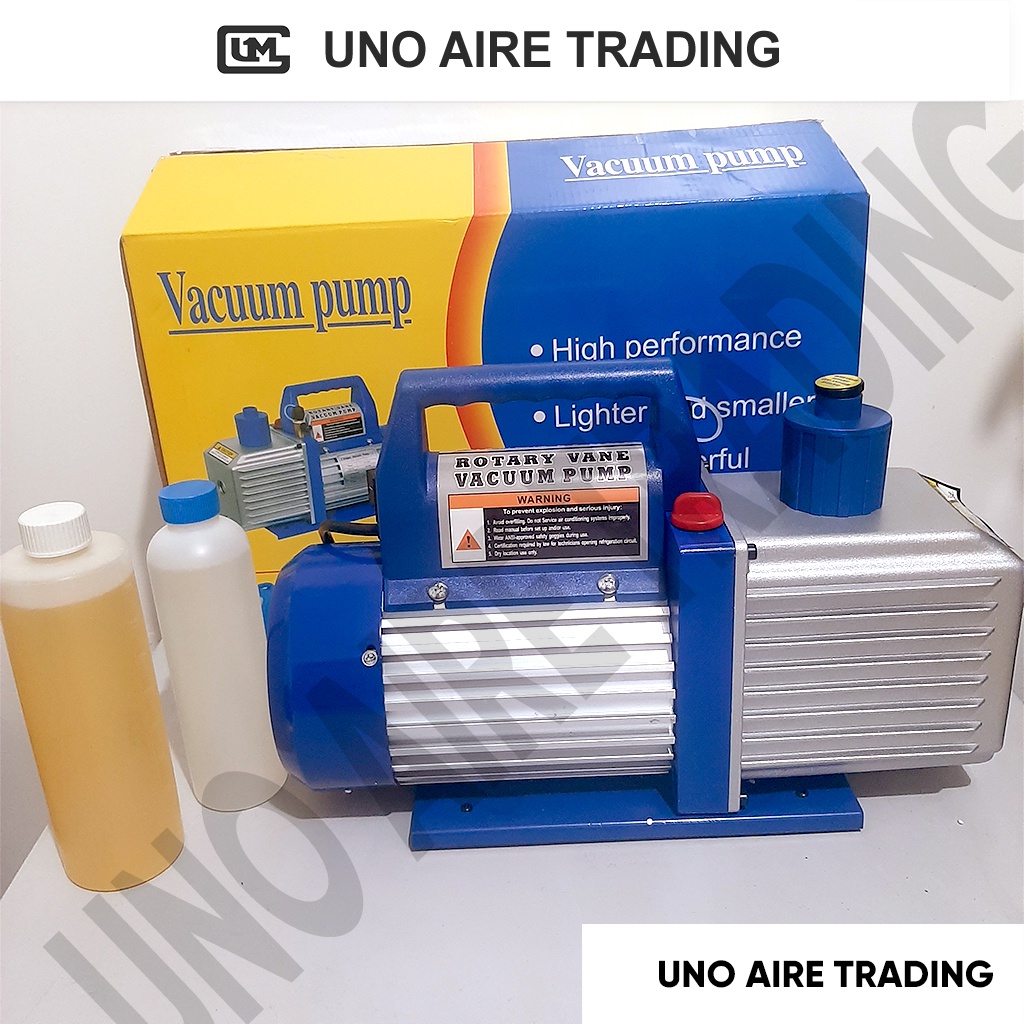Vacuum Pump 1HP (2 or 1 STAGE) 12 CFM VP1100/VP2100 Rotary Vane