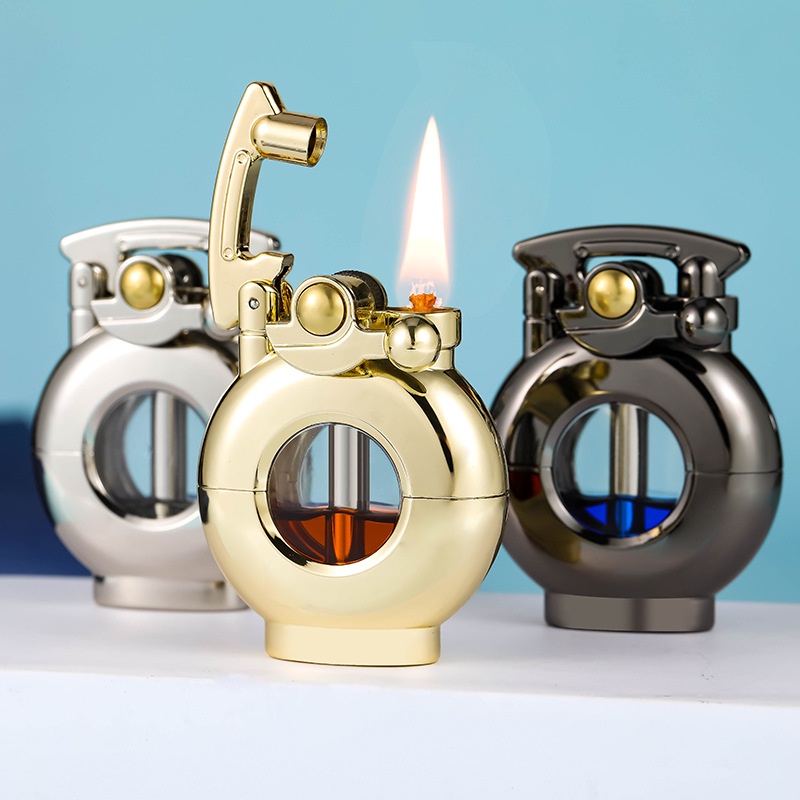 Windproof Torch Gasoline Petroleum Lighter Retro Lighters Kerosene