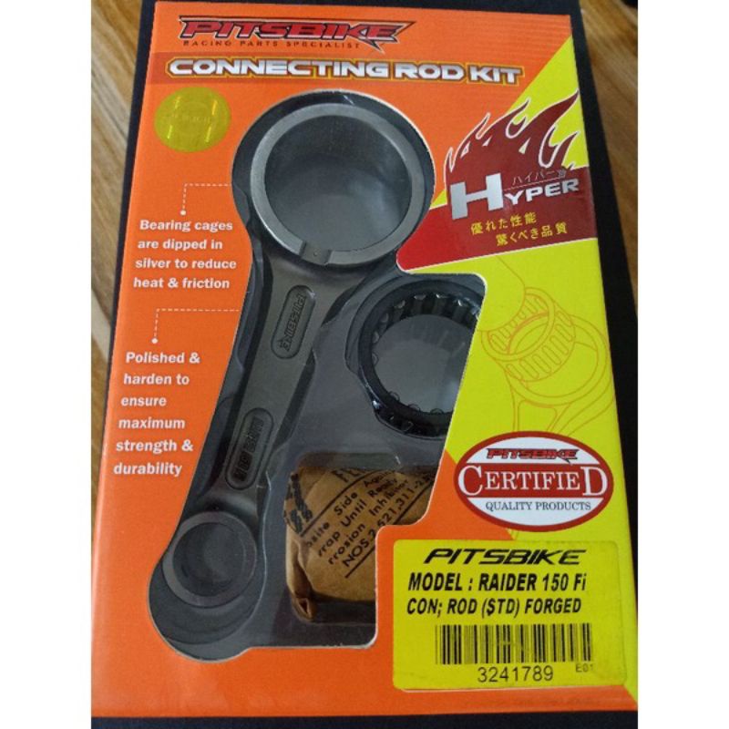 PITSPIKE RAIDER 150 Fi +3MM PLUS 3 CONNECTING ROD CONROD