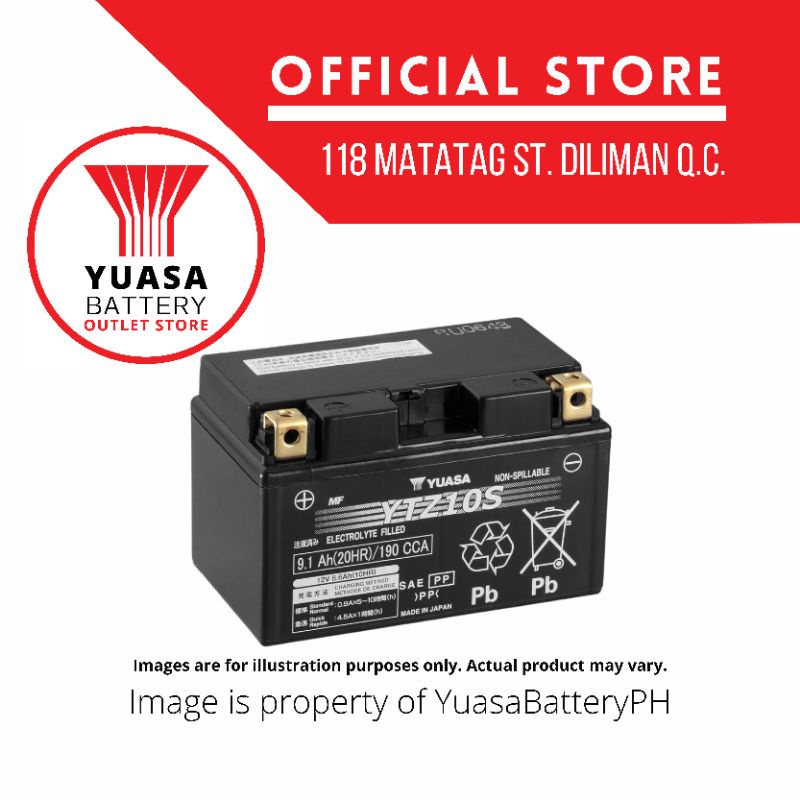 Yuasa YTZ10s AGM Battery Made in Japan Shopee Philippines