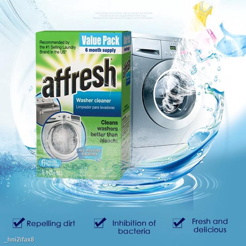 Premium discount ♧6pics Washing Machine Cleaner Tablet Effervescent Tablet Affresh Washer